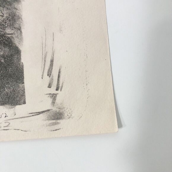 Jeanne Moment Art Print Reed College Coast Range Oregon 1952 Mountain Town  #5/? - Picture 13 of 16